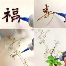 1 件/5 件圣诞蛋糕装饰工具，50 毫升/1.7 盎司小型迷你挤压瓶，带 7 个管道头，适用于工艺品、糖霜、液体、调味品、胶水、酱汁、塑料挤压瓶 - 多色 - 查看 8