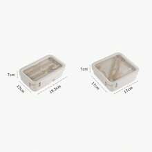 1pc Microwavable Bento Lunch Box For Office Worker, Women, Portioned, Weight Loss,Kitchen,Christmas Gift - Multicolor - View 9