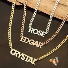 1pc Customized Name Necklace, Personalized Name Necklace, Customized Name Jewelry, Personalized Gift, Necklace With Name, Gift For Mom