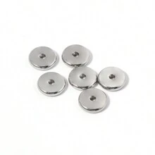 20 roestvrij stalen platte spacer kralen lot 3 4 5 6 8 10mm gouden losse grote grote gaten spacer kralen voor armband DIY sieraden maken accessoires