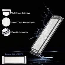 18件套配件包，兼容石头扫地机器人S4、S5、S6、E4、E20、S6 Pure、E4、S4 Max、S6 MaxV、S5 Max、S4、E2、E3、E5、E25、E35、S50等型号，包含1个主刷、6个边刷、4个滤网、5块拖布、1个清洁刷和1个螺丝刀。 - 彩色 - 查看 4