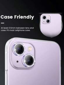 Película protectora de vidrio templado de 9H para lente de cámara, compatible con iPhone 16/16e/11/12/13/14/15/15Pro/Promax/Plus/Mini, de apariencia elegante y anti-arañazos, set de 3 piezas