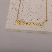 AOLOSHOW 1 pieza de collar personalizado con nombre para su mejor amigo cercano como regalo de Navidad para papá, Daisy, Dakota, Dana, Dani, Daniel, Daniela, Daniella, Danielle, Darius, David, Debbie, Deborah, Delaney, Delilah, Denise, Desiree, Destiny, Devin, Diana, Diane, Dominic, Dustin, Dylan - longitud de la cadena 16"+2" - Ver 7