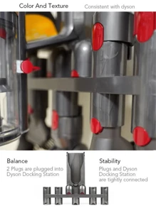 SOKANY 适用于V7 V8 V11 V12 V15吸尘器头收纳支架V10轻量版扩展挂架 - 灰色 - 查看 10