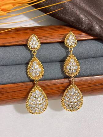 1 pieza Collar gargantilla elegante y de moda con colgante de estilo bohemio en forma de gota de agua y borlas para mujeres