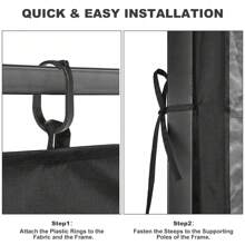 Gazebo Mosquito Net Gazebo Universal Replacement Mosquito Netting Outdoor Canopy 4-Panel Screen Walls With Zipper For Gazebo, Garden, Patio, Backyard (Mosquito Net Only)