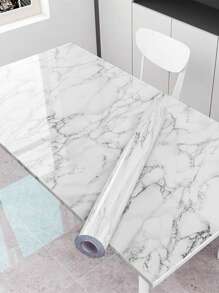 1Roll  PVC Self Adhesive Wallpaper Marble Stickers Waterproof Heat Resistant Kitchen Countertops Table Furniture Cupboard Wall Paper - Multicolor - View 48