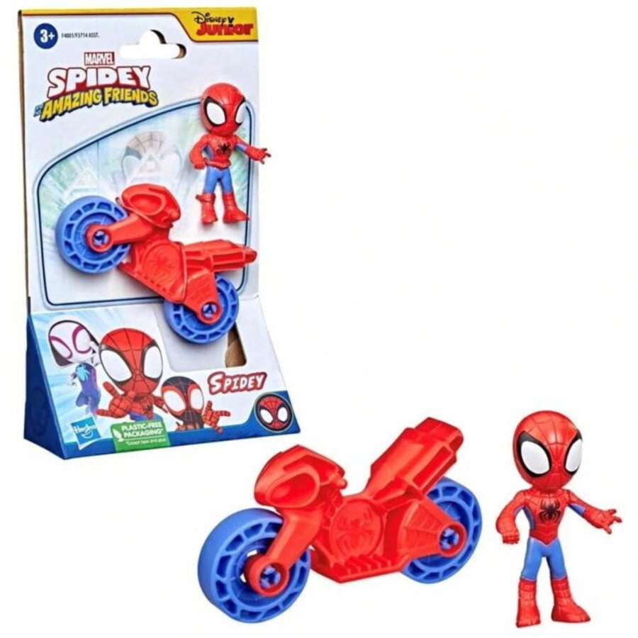 Hasbro Spidey Vehicle & 2.5" Inch Action Figure Room Decoration - Multicolor - View 1