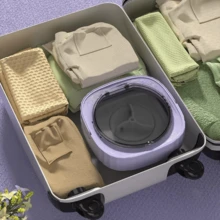 6L Portable Washing Machine, Large Capacity With Spin Dryer, Bucket For Clothes, Travel, Home Underwear - 查看 3