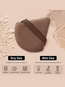 50pcs Makeup Brush Set Includes 25 Makeup Brushes (Powder Brush, Blush Brush, Highlighter Brush, Eyeshadow Brush, Eyelash Brush, Eyeliner Brush, Contour Brush), 6 Makeup Sponges, 6 Triangle Makeup Sponges, 1 Makeup Headband, 2 Wrist Bands, 3 Finger Makeup Sponges, 3 Mini Makeup Sponges, 1 Makeup Blender - Multicolor - View 3