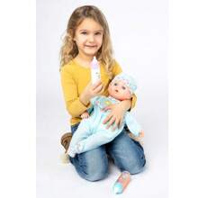 Magic-flaskset för nyfödd baby, inklusive liten flaska, nappdocka, disksked, dockblöja & haklapp, flaska med försvinnande mjölk- och juiceeffekt, bästa presenten till semester och födelsedag (slumpmässig färgpåse och andra föremål)