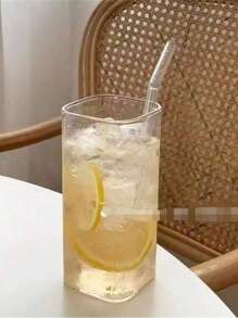 1buc 250/400/500mL Ceașă din sticlă borosilicată pătrată simplă pentru ceai cu lapte, băuturi reci, potrivite pentru restaurante, bucătărie, hoteluri, magazine de băuturi reci, Anul Nou, festival de primăvară, adunări, etc. Poate fi folosit ca ceașcă de apă din sticlă, cafea cu gheață Cana, ceașcă de suc, ceașcă de lapte, ceașcă de ceai etc. Potrivit atât pentru vară, cât și pentru iarnă (Datorită problemelor de iluminare, pot exista diferențe de culoare, ceea ce este un fenomen normal)