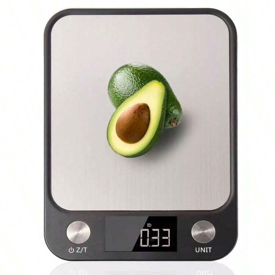 Báscula Digital Para Alimentos Para Cocina De Acero Inoxida - Plateado - Ver 1