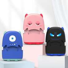 Personalisierter Namens-Stempel für Kleidung - süßes Monster Design, wasserfest und waschbar, perfekt zum Beschriften von T-Shirts, Rucksäcken und anderen persönlichen Gegenständen, einfach zu benutzen, ideales Geschenk für ihn, sie, Freund, Freundin, Familie, Kinder, Mitarbeiter zu Jahrestagen, Geburtstagen, Hochzeiten, Weihnachten, Herbst, Schule, Büro/Geschäft, Schulanfang