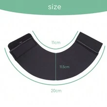 Nobleza - Campanas para Caballos, Campanas de Saltar de Neopreno, Protección para Pezuñas para Equitación (Negro) - Negro - Ver 7