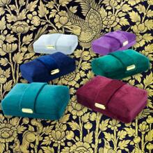 Caja mini de joyería collar para regalo - Verde - Ver 4