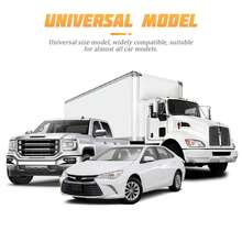 2 包 We The People 版通用金属汽车徽章贴花，汽车外部配件，适合后置或侧面放置，黑色/银色/红色/白色可选 - 均碼 - 查看 4