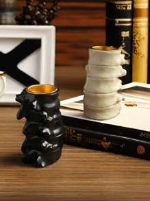 1PC Heart, Spine, Brain, Candlestick Ornament, High End, Retro Ornament, Heart Horror, Decorative Supplies, Props Suitable For Festival Matching Scenes, Home Decoration Ornament Ornament Decor,Home Decor