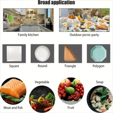 100 个/包可重复使用硅胶食品盖弹力盖适用于碗、杯子和容器 - 通用厨房食品保鲜膜密封盖 - 白色 - 查看 3