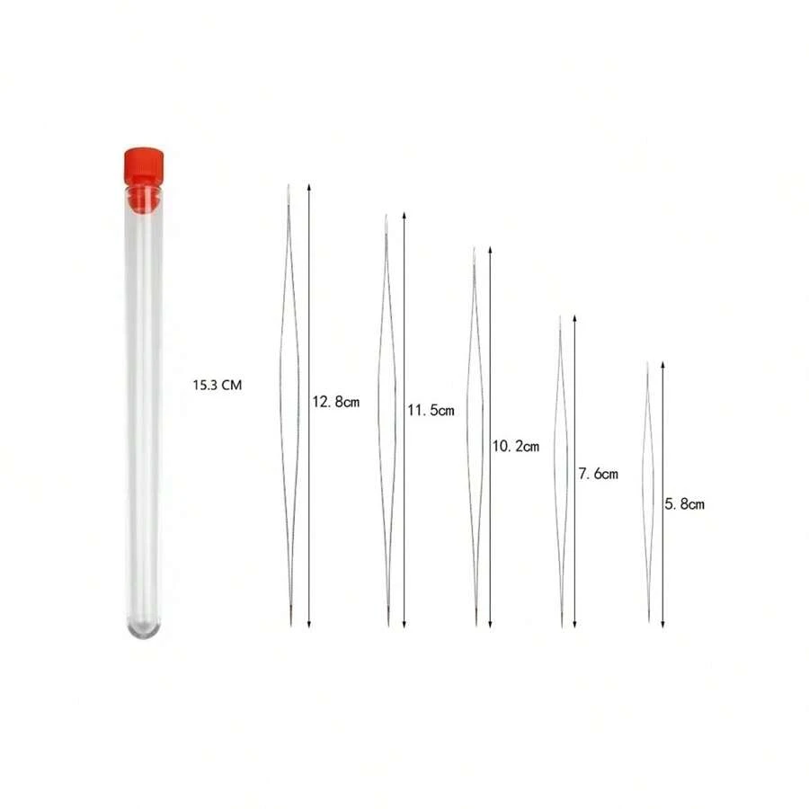 5 件/25 件串珠针，珠宝制作工具配件，适用于 DIY 手链和项链 - 銀灰色 - 查看 1