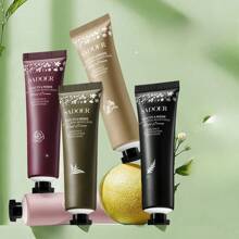 5 piezas Elegante set de crema de manos perfumada, hidratante, contiene ácido hialurónico y escualano, tamaño mini - Rosa - Ver 5
