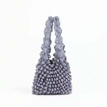 Creative Magic Expansion Fold Pleated Flexible Stretch Bags Shopping Bag Large Capacity Multi Purpose Bubble Elastic Paddy Bag Back To School Organizer School Storage Storage Bag College Organization - Multicolor - View 14