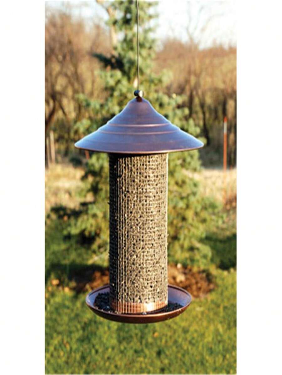 WoodLink COPSUN Brushed Copper Sunflower Screen Feeder - 彩色 - 查看 1