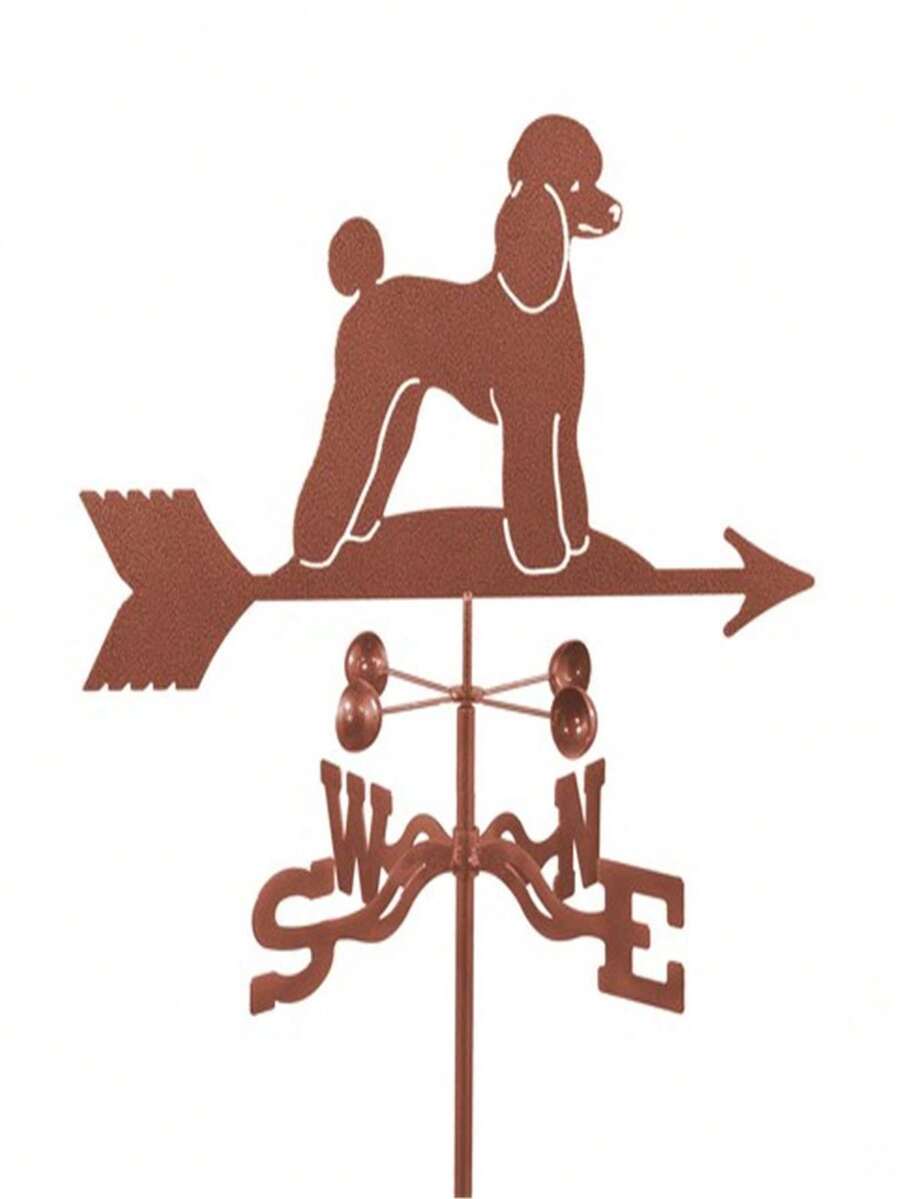 EZ Vane EZ1415-DK Poodle Dog Weathervane With Deck Mount - 彩色 - 查看 1