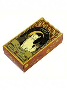 1 pieza Libro guía en PDF "Cómo los gatos dominan el mundo" Cartas Tarot, Juego de cartas de adivinación Tarot, Cartas de entretenimiento para fiestas familiares y de amigos - Multicolor - Ver 6