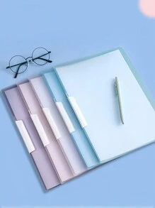 Clear File Folders For Documents With Swing Clip, Report Covers Presentation Folders Resume Folder, A4 Size 31*23cm - Multicolor - View 3