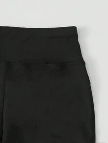 女士休闲高腰修身弹力腰瘦身提拉喇叭长裤