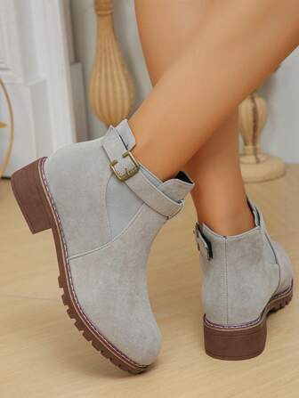 2024 Fashionable New Women Short Boots, Thin Stylish Lightweight Comfortable Versatile Ladies Short Boots