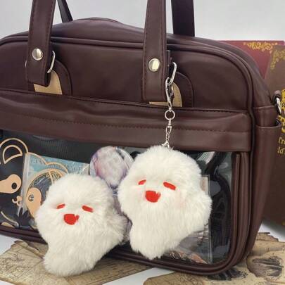 1 adet Genshin HuTao Sevimli Anime Peluş Bebek Komik Karikatür Çevresel Bellek Anahtarlık Peluş Bebek Kolye Anahtarlık, Araba Anahtarlığı, Çanta Kolye. Okul İçin Araba Aksesuarları Çanta Süsü Sırt Çantası Mektup Gotik Y2K Çanta Aksesuarları Kimlik Tutuculu Boyun Askıları Araba Aksesuarları Çanta Süsü