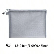Pasta transparente para documentos de camada única/dupla, pasta de malha com zíper tamanho A4 para armazenamento de material escolar, organizador de arquivos de escritório, volta às aulas, volta às aulas, material escolar