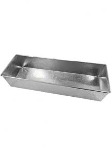 Molde Para Pan De Caja, Panque, 35 x 11 x 7cm, Acero Galvanizado Para Horno, Repostería. - Gris - Ver 3