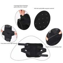 Updated Protects Bandage, Dog Protector Cover, Dog Leg Support Dogs Hock Joint Brace Pet Knee Pads - Black - View 5