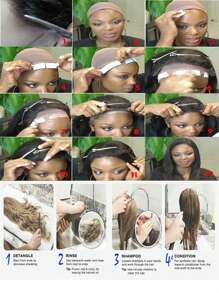 13x4 Black Brown Natural Straight Synthetic Hair Lace Front Wig, Pre-Plucked Hairline No Glue, Heat Resistant Fiber, Soft & Straight For Women - Black Brown - View 12