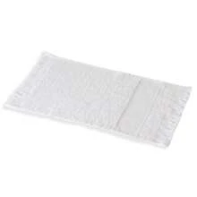 Kit 50 Toalha de Bebê para Bordar Infantil Escolar Atacado Toalhinha de Academia Mão Boca Social Algodão - Branco - Visão 5