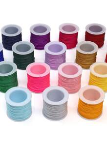 beadia 50m/Roll Taiwan Jade Thread DIY Handmade Braided Rope 0.8mm Chinese Knot Jewelry Thread For Line 72 - Multicolor - View 6