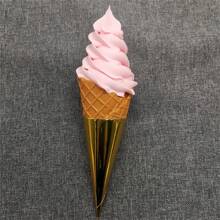 Modelo de helado de plástico, modelo de helado, modelo de comida falsa, decoraciones para accesorios de fotografía, decoraciones de la tienda - Multicolor - Ver 7