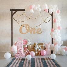 1pc Wooden Wedding Square Arch 7.2ft Backdrop Stand For Ceremony, Rustic Wedding Arches For Indoor Proposal Party, Elegant Wooden Arch For Outdoor Lawn Forest Wedding Decoration - 1 cái - Xem 4