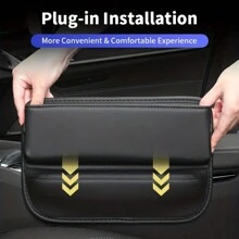 1 buc. Cutie de depozitare pentru umplerea golului scaunului auto, buzunar organizator din piele PU, multifuncțional pentru telefon, monede, portofel, accesorii auto
