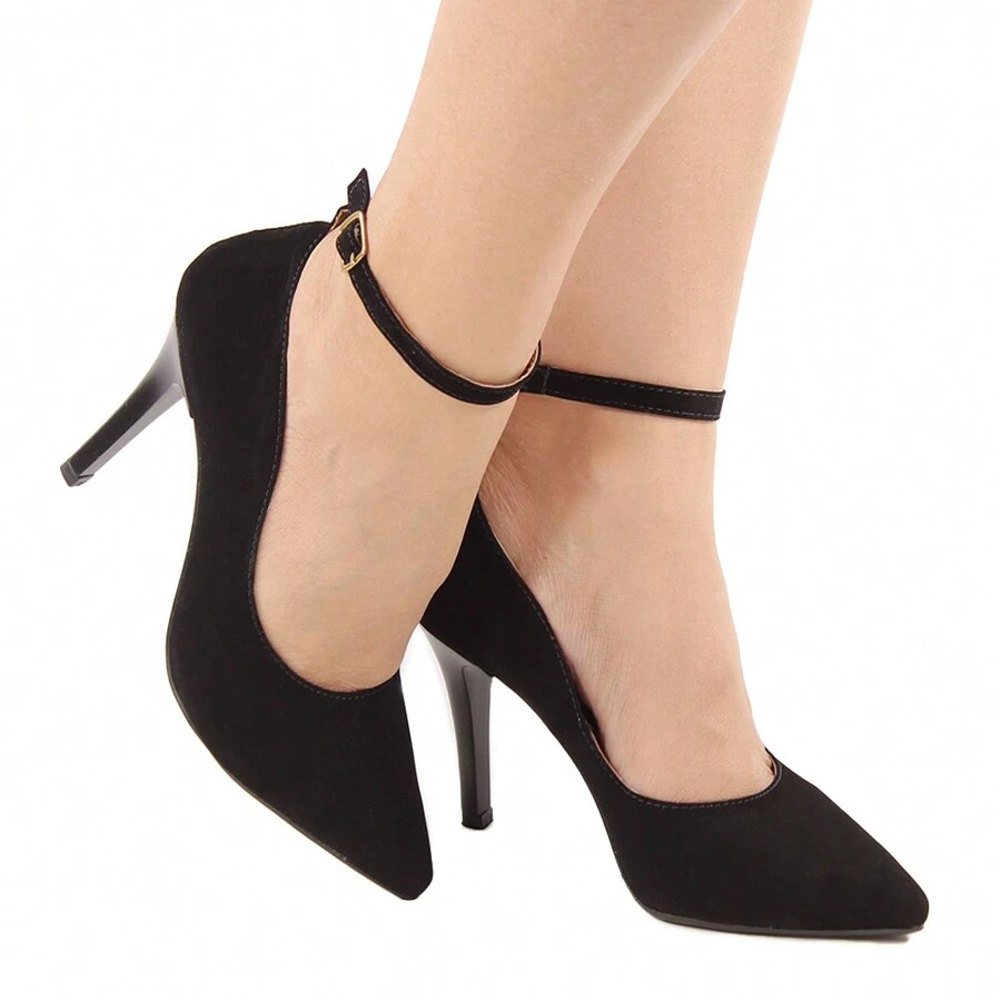 Scarpin Dravanna Luxury Thin High Heels Black - màu đen - Xem 1