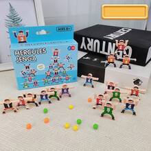 Juego de bloques de construcción apilables Jenga de fortachón, juguetes educativos para la interacción entre padres e hijos - Multicolor - Ver 9