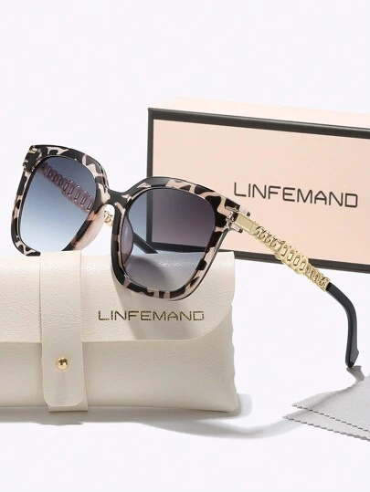  Occhiali decorativi leggeri con design scolpito alla moda di LINFEMAND, adatti per donne, escursionismo, vacanze, all'aperto, regalo per vacanze estive in spiaggia, all'aperto, viaggi
