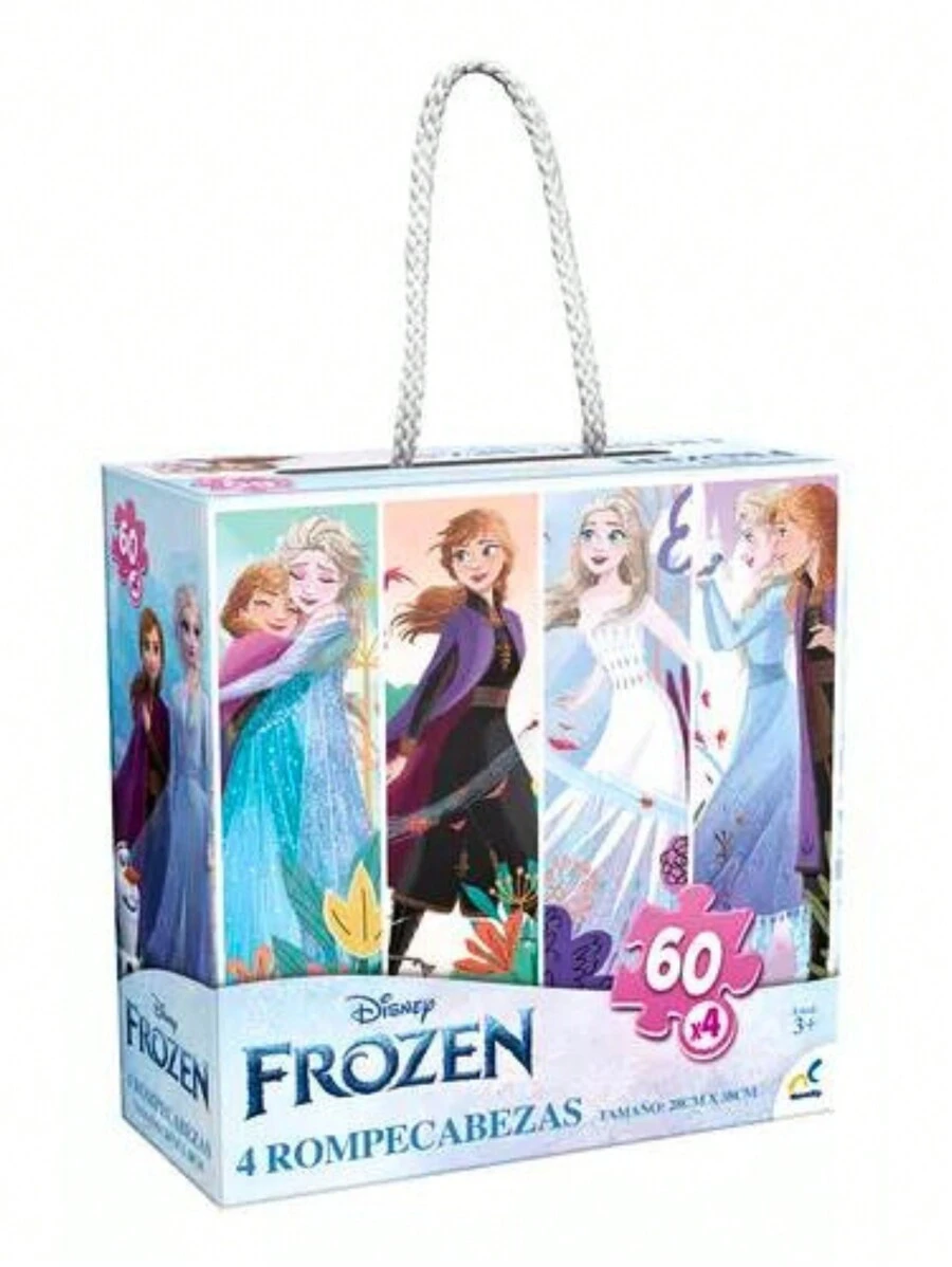 Disney Novelty 4 In 1 Puzzle Frozen 60 Pieces | SHEIN Brasil