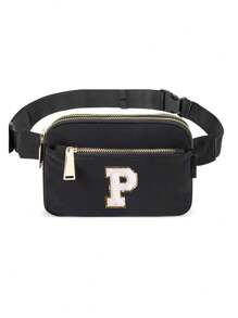 这款耐用防水的胸包配有可调节肩带，可斜挎或系在腰间。简约运动风设计，休闲斜挎款式，男女皆宜。非常适合户外活动、通勤、学生以及跑步、徒步等运动。这款时尚实用的包袋是送给健身爱好者的绝佳礼物。 - 黑色 - 查看 24