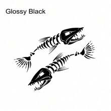Graphics Large Fish Bone Stickers For Car Boat Body Decal Cruise Mural Vinyl Waterproof Covers Auto Tuning Styling Engine Hood Decoration Mototcycle Accessories - 42*12cm - View 14