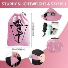 8pcs Yoga Fitness Set - Made Of EVA Material - Includes Resistance Bands, Leg Toner, Jump Rope, Yoga Ring, 8-Shape Resistance Bands, Resistance Bands, Instruction Guide, And Storage Bag - Suitable For Yoga, Pilates, Gym Training And Body Shaping