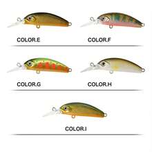 Japan High Quality Hard Fishing Lure Fishing Issen 45S MAX 37mm 3g Sinking Stream Bait For Trout Pike Perch Bass - Multicolor - View 7